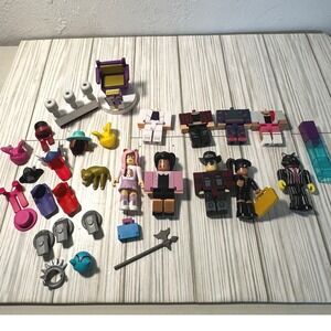 Roblox Action Figure Lot Jazwares Figures Accessories Parts Mix Match 30+ Pc